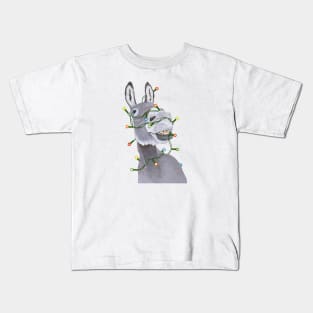 Sparkle and Shine Donkey Kids T-Shirt